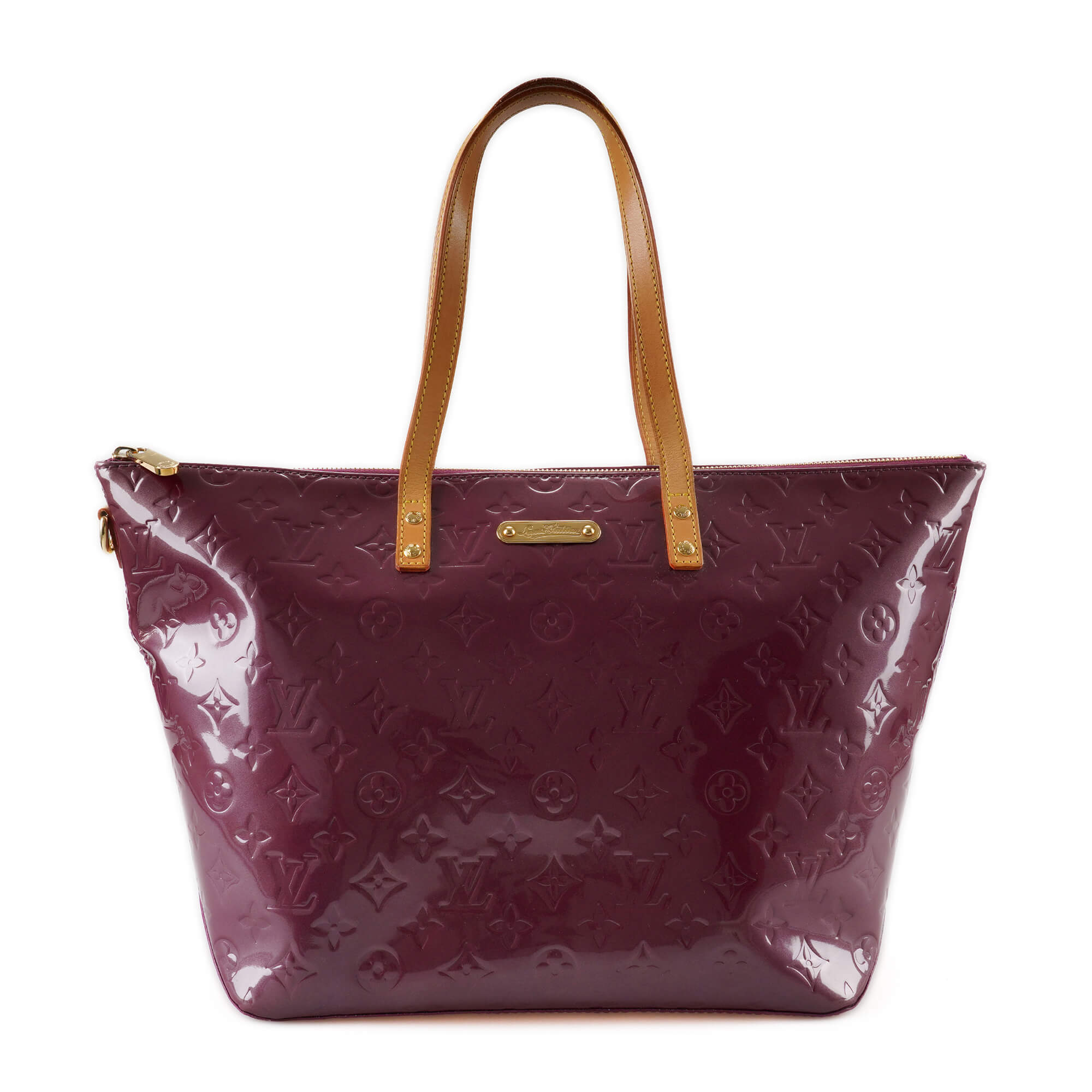 Louis Vuitton - Amethyste Monogram Vernis Leather Belleuve GM Bag